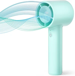 Mini Handheld Fan, Portable Leafless Fan USB Rechargeable with 3 Speeds, Personal Cooling Hand Fan Silent Pocket Desk Fan for Home Office Outdoor School Travel Camping Blue Mini Handheld Fan, Portable Leafless Fan USB Rechargeable with 3 Speeds, Personal Cooling Hand Fan Silent Pocket Desk Fan for Home Office Outdoor School Travel Camping Blue