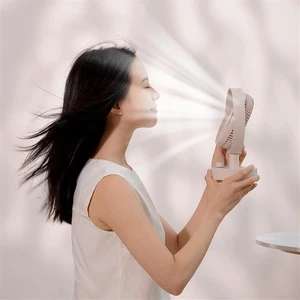 Countertop Mobile Smart Digital Display Fan, Outdoor Camping Type-C Rechargeable Office Student Dormitory Home Bedroom Fan (Color : White) Countertop Mobile Smart Digital Display Fan, Outdoor Camping Type-C Rechargeable Office Student Dormitory Home Bedroom Fan (Color : White)