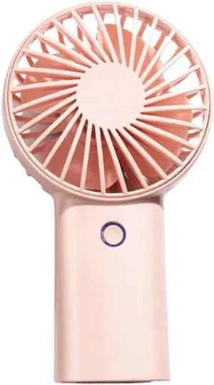 Mini Fan Super Quiet Cooling Fan,Handheld/Desk Fan,USB & 3 Speed Small Fan,Portable Mini Fan for Bedroom/School/Outdoor Cool (Color : Pink, Size : 4000mAh)