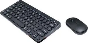 Wireless Keyboard and Mouse Combo, Digital Signage Displays Accessory, 2.4GHz USB Receiver, 1200 DPI Business Mouse, Wireless Keyboard and Mouse for PC, Windows, MAC, Desktop, Laptop