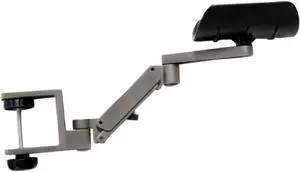 Aluminum Computer Bracket Hand Rest Wrist Support Mousepad for Desk Grey