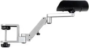 KICHOUSE Ergonomic Aluminum Computer Arm Support Stand Adjustable Height Wrist Rest Mouse Pad for Home Office Use