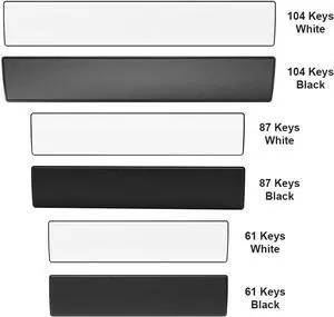 Mechanical Keyboard Wrist Pad Rest Support with Anti-Slip PU Leather Soft Memory Foam