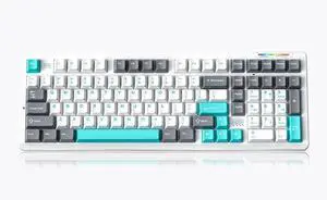 LINGBAO K98 Gaming Keyboard,10000mAh Battery,Wireless Mechanical Keyboard BT5.0/2.4G/USB-C, Gasket Hot Swappable,RGB Backlit, Creamy Sounding Keyboards with Number Pad for Win/Mac/PC/Gaming/Typing