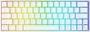 ND63PRO Rapid Trigger Magnetic Switch 60% TKL Hot Swapped Mechanical Keyboard, OKT Azure Switches RGB Programmable Wired Gaming Keyboard for Win/Mac Gamer - White