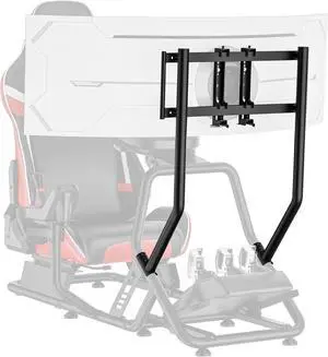 ARES WING TV Mount Designed for GRS1001 Racing Simulator Cockpit, Sim Racing Monitor Stand for Racing Games, Compatible with 32"-50" Monitors, Up to VESA 400x200, Black