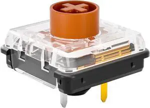 Kailh Choc Low Profile V2 Switch for Mechanical Gaming Keyboard, 5-Pin Tactile Switch (Brown, 108pcs)