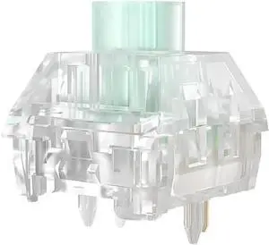 Kailh Bixia Jellyfish Pro Switches for Mechanical Keyboard,5-pin 47gf Clicky/Lubed/Fully Transparent SwitchesJellyfish Clicky,108Pcs