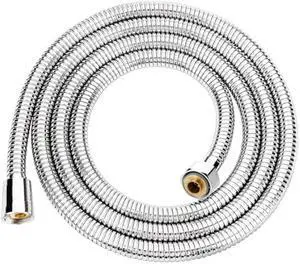 Shower Hose Extra Long 118 Inches, Flexible Stainless Steel Handheld Replacement Shower Hose, with Brass Insert and Nut