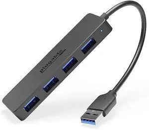 Plugable 4 Port USB Hub 3.0, USB Splitter for Laptop, Compatible with Windows, Surface Pro, PC, Chromebook, Linux, Android, Charging Not Supported Plugable 4 Port USB Hub 3.0, USB Splitter for Laptop, Compatible with Windows, Surface Pro, PC, Chromebook, Linux, Android, Charging Not Supported