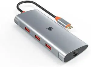 Tiergrade USB C Hub, USB C Adapter to 3 USB 3.1 and 1Gbps Ethernet, USB 3.1 Hub with 10Gbps SuperSpeed for MacBook Pro/Air, iMac, iPad Pro, Dell, Chromebook and More Type C Devices