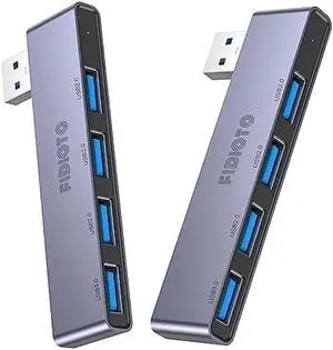 USB Hub 2Pack Right Model, Fidioto 4-Port USB Hub(1 * 3.0 Port, 3 * 2.0 Port) USB Splitter USB Expander for Laptop, Xbox, Flash Drive, HDD, Console, Printer, Camera,Keyborad, Mouse USB Hub 2Pack Right Model, Fidioto 4-Port USB Hub(1 * 3.0 Port, 3 * 2.0 Port) USB Splitter USB Expander for Laptop, Xbox, Flash Drive, HDD, Console, Printer, Camera,Keyborad, Mouse