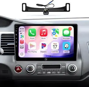 10inch Android Touchscreen Car Stereo for Honda Civic 2006 2007 2008 2009 2010 2011 Wireless Carplay Android Auto Car Radio with Bluetooth GPS Navigation WiFi HD Backup Camera (4GB Ram+64GB ROM) 10inch Android Touchscreen Car Stereo for Honda Civic 2006 2007 2008 2009 2010 2011 Wireless Carplay Android Auto Car Radio with Bluetooth GPS Navigation WiFi HD Backup Camera (4GB Ram+64GB ROM)