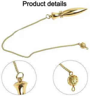 2PCS Copper Divining Rod l Detector + Pendant For Treasure Hunting Tools Test Measurement Tool Accessory Wholesale