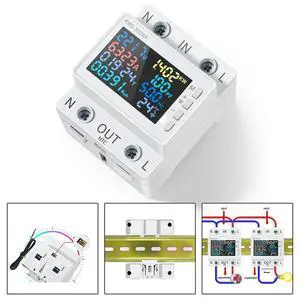 170-270V/63A Power Meter  AC Energy Power Voltmeter Voltage For Test Meters Tool Accessory In Stock Wholesale