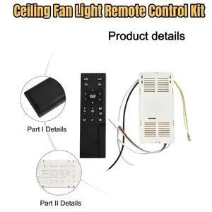 Ceiling Fan Accessories Ceiling Fan Remote Home Improvement 6 Speed Settings AC 110V-265V Monitoring Convenient Reset