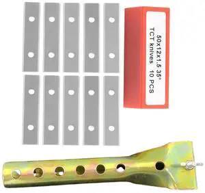 10pcs High Carbon Stainless Steel Square 50x12x1.5mm Carbide Inserts Paint Scraper Blades And Paint Scraper Replace Parts