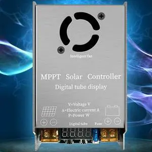 Efficient MPPT Solar Boost Controller 450W with LED Display Input Voltage 12V 50V Compatible with Multiple Types