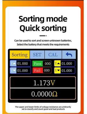 High-precision LCD Display Lithium Voltage & Internal Resistance Tester For Test Measurement Tool Accessory