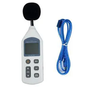 USB Noise Sound Level Meter Measurement 30-130dB Meter Decibel Digital Sound Pressure Level 25.6*7*3.5 Mm 4 Digits LCD Display