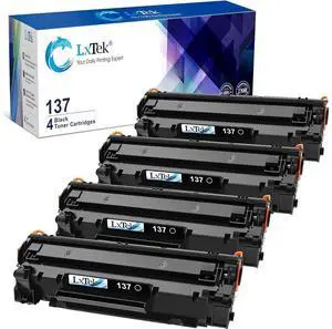 LxTek Compatible Toner Cartridge Replacement for 137 Toner Cartridge CRG137 CRG 137 to use with ImageClass D570 MF236n MF232w MF216n MF244dw MF242dw MF232w,4 Black LxTek Compatible Toner Cartridge Replacement for 137 Toner Cartridge CRG137 CRG 137 to use with ImageClass D570 MF236n MF232w MF216n MF244dw MF242dw MF232w,4 Black