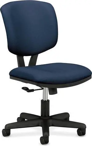HON Volt Low-Back Task Chair - Upholstered Computer Chair for Office Desk - Blue (H701)
