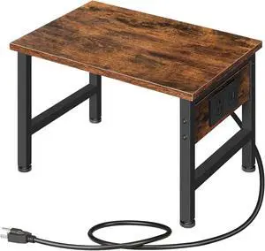 HOOBRO Printer Stand for Desk, Desktop Printer Stand with Charging Station, Small Printer Table with Storage Hook, Under Desk Printer Cart, File Rack for Home Office BF01UPS01 HOOBRO Printer Stand for Desk, Desktop Printer Stand with Charging Station, Small Printer Table with Storage Hook, Under Desk Printer Cart, File Rack for Home Office BF01UPS01