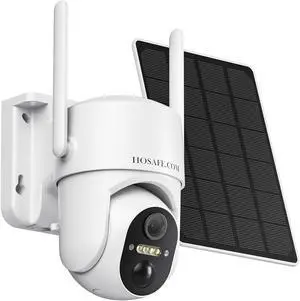 HOSAFE.COM 360° View WiFi Solar Security Cameras Wireless Outdoor HOSAFE.COM 360° View WiFi Solar Security Cameras Wireless Outdoor