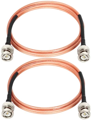 XRDS -RF BNC Cables 5FT 2PCS, 50 Ohm BNC Male Cable RG316 Antenna Cable for Antenna Scanners Handheld Ham Radios etc. XRDS -RF BNC Cables 5FT 2PCS, 50 Ohm BNC Male Cable RG316 Antenna Cable for Antenna Scanners Handheld Ham Radios etc.