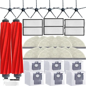 Eifrthe Q7 Replacement Parts Compatible with Roborock Q7 Q7+ Q7 Max Q7 Max+ Robot Vacuum Cleaner,2 Main Brush, 6 Mop Cloth Pads, 6 Side Brushes, 6 HEPA Filters,6 Dust Bag Eifrthe Q7 Replacement Parts Compatible with Roborock Q7 Q7+ Q7 Max Q7 Max+ Robot Vacuum Cleaner,2 Main Brush, 6 Mop Cloth Pads, 6 Side Brushes, 6 HEPA Filters,6 Dust Bag