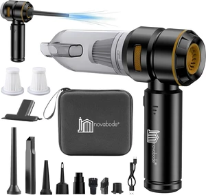 Handheld Vacuum Cordless, Car Vacuum Cleaner, Portable Mini Compressed Air Blower, Duster. Strong Suction Brushless Motor. 4-in-1 21000Pa Wireless Hand Vacuum, Type C Port, for Car, Home, Office. Handheld Vacuum Cordless, Car Vacuum Cleaner, Portable Mini Compressed Air Blower, Duster. Strong Suction Brushless Motor. 4-in-1 21000Pa Wireless Hand Vacuum, Type C Port, for Car, Home, Office.