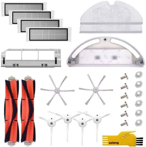 Accessory Kit for Roborock S5 S6 S50 S51 E25 E20 E35 Xiaomi Mi Robot Xiaomi Mijia Robotic Vacuum Replacement Parts 23 Pcs Pack of Main Brush & Side Brush & Filter & Water Tank Accessory Kit for Roborock S5 S6 S50 S51 E25 E20 E35 Xiaomi Mi Robot Xiaomi Mijia Robotic Vacuum Replacement Parts 23 Pcs Pack of Main Brush & Side Brush & Filter & Water Tank