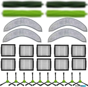2 Set of Roller Brush & 10 Filters & 4 Mop Pads & 10 Side Brushes Replacement Parts Accessories Compatible with iRobot Roomba Combo J7 J7+ J9+ 10 Max Robot Vacuum Cleaner, 2 Set of Roller Brush & 10 Filters & 4 Mop Pads & 10 Side Brushes Replacement Parts Accessories Compatible with iRobot Roomba Combo J7 J7+ J9+ 10 Max Robot Vacuum Cleaner,