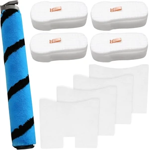 4 Pack Foam & Felt Filter Kit Vacuum Filters, 1 Pack Soft Roller Replacement for Shark HZ2002 HZ2000 Vertex Ultralight DuoClean PowerFins Stick Vacuum, for Part XFFKHZ2000, 125CU2002 4 Pack Foam & Felt Filter Kit Vacuum Filters, 1 Pack Soft Roller Replacement for Shark HZ2002 HZ2000 Vertex Ultralight DuoClean PowerFins Stick Vacuum, for Part XFFKHZ2000, 125CU2002