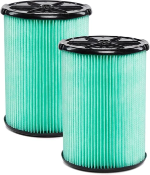 WORKSHOP Wet/Dry Vacs Vacuum Filters WS23200F2 HEPA Media Filter For Shop Vacuum Cleaner (2pk - HEPA Media Filter For Wet/Dry Vacuum Cleaner) Fits WORKSHOP 5-Gallon to 16-Gallon Shop Vacuum Cleaners WORKSHOP Wet/Dry Vacs Vacuum Filters WS23200F2 HEPA Media Filter For Shop Vacuum Cleaner (2pk - HEPA Media Filter For Wet/Dry Vacuum Cleaner) Fits WORKSHOP 5-Gallon to 16-Gallon Shop Vacuum Cleaners