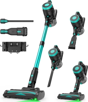 Zefiro Cordless Vacuum Cleaner, 580W 55kPa Stick Vacuum for Home Zefiro Cordless Vacuum Cleaner, 580W 55kPa Stick Vacuum for Home