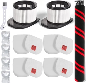 12 Pack IZ862H Brush Roller Filter Replacement Part for Shark Stratos 12 Pack IZ862H Brush Roller Filter Replacement Part for Shark Stratos
