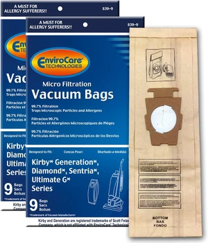 EnviroCare Replacement Micro Filtration Vacuum Cleaner Dust Bags made to fit all Kirby Generation & Sentria Model uprights 18 pack EnviroCare Replacement Micro Filtration Vacuum Cleaner Dust Bags made to fit all Kirby Generation & Sentria Model uprights 18 pack