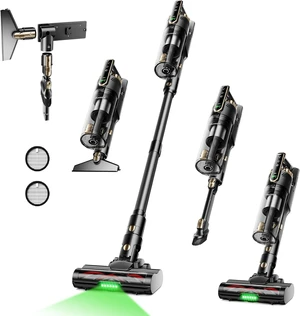 Trucozie Cordless Vacuum Cleaner, Self-Standing Lightweight Stick Vacuum with 50 mins Runtime, Powerful Suction, Anti-Tangle Wireless Vacuum for Home, Hardwood Floor, Carpet, Pet Hair, Black Trucozie Cordless Vacuum Cleaner, Self-Standing Lightweight Stick Vacuum with 50 mins Runtime, Powerful Suction, Anti-Tangle Wireless Vacuum for Home, Hardwood Floor, Carpet, Pet Hair, Black