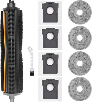 TriCut Brush Accessories Replacement Parts for Dreame X40 Ultra/ X30 Ultra/ L30 Ultra/ L10s Ultra/ L20 Ultra/ L10s Pro/ L40 Ultra, MOVA P10 / P10 Pro/ P50 Pro, includes 4 mop cloths, 4 dust bags TriCut Brush Accessories Replacement Parts for Dreame X40 Ultra/ X30 Ultra/ L30 Ultra/ L10s Ultra/ L20 Ultra/ L10s Pro/ L40 Ultra, MOVA P10 / P10 Pro/ P50 Pro, includes 4 mop cloths, 4 dust bags