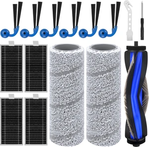 15 Pack Accessories KIt for Ecovacs Deebot X11 OmniCyclone/ X11 Pro/ X11 Pro Omni/ X11 Vacuum Cleaner, Replacement Parts 1 Main Brush 2 Mop Roller 6 Side Brush 4 Filter 2 Install Tools 15 Pack Accessories KIt for Ecovacs Deebot X11 OmniCyclone/ X11 Pro/ X11 Pro Omni/ X11 Vacuum Cleaner, Replacement Parts 1 Main Brush 2 Mop Roller 6 Side Brush 4 Filter 2 Install Tools