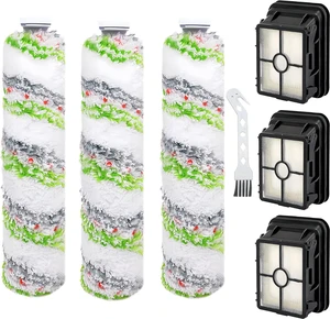 Brush Rolls and Filters Replacement for Bissell CrossWave 2554 & HydroSteam Brush Rolls and Filters Replacement for Bissell CrossWave 2554 & HydroSteam