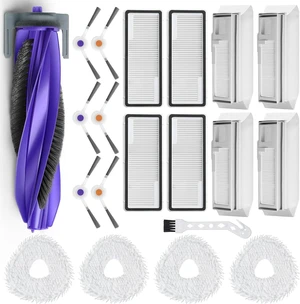 20Pcs Replacement Parts for Narwal Freo X Ultra Accessories Robot Vacuum Cleaner Spare Kit, 1 Main Roller Brush, 4 Hepa Filters, 4 Mop Pads, 4 Dust Bags, 6 Side Brush,1 Clean Tool 20Pcs Replacement Parts for Narwal Freo X Ultra Accessories Robot Vacuum Cleaner Spare Kit, 1 Main Roller Brush, 4 Hepa Filters, 4 Mop Pads, 4 Dust Bags, 6 Side Brush,1 Clean Tool