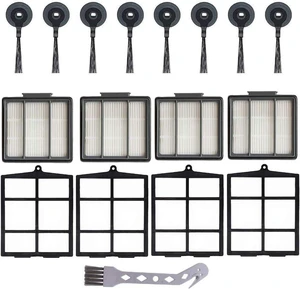 Primary Filters HEPA Filter Side Brush Cleaning Tools Compatible with Shark ION Robot R85 RV850 RV850BRN RV850WV S87 RV851WV RV700_N RV720_N RV750_N Vacuum Cleaner Parts Primary Filters HEPA Filter Side Brush Cleaning Tools Compatible with Shark ION Robot R85 RV850 RV850BRN RV850WV S87 RV851WV RV700_N RV720_N RV750_N Vacuum Cleaner Parts
