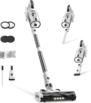 Cordless Vacuum Cleaner, Upgraded 650W 55KPa 70Mins Runtime Stick Vacuum Cordless, Self-Standing Lightweight Vacuum Cleaners for Home with LED Headlight Touch Screen, for Pet Hair/Carpet/Floor Cordless Vacuum Cleaner, Upgraded 650W 55KPa 70Mins Runtime Stick Vacuum Cordless, Self-Standing Lightweight Vacuum Cleaners for Home with LED Headlight Touch Screen, for Pet Hair/Carpet/Floor