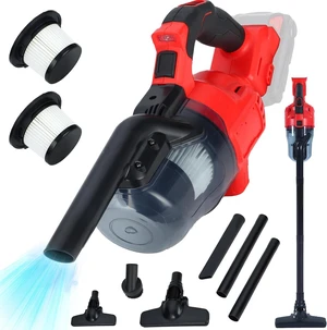 Cordless Vacuum Compatible with Milwaukee 18V Battery, Handheld Vacuum Cleaner ith 2 Washable HEPA Filters, Brushless Vacuum for Wood Floor, Carpet, Car Cleaning (Battery Not Included) Cordless Vacuum Compatible with Milwaukee 18V Battery, Handheld Vacuum Cleaner ith 2 Washable HEPA Filters, Brushless Vacuum for Wood Floor, Carpet, Car Cleaning (Battery Not Included)