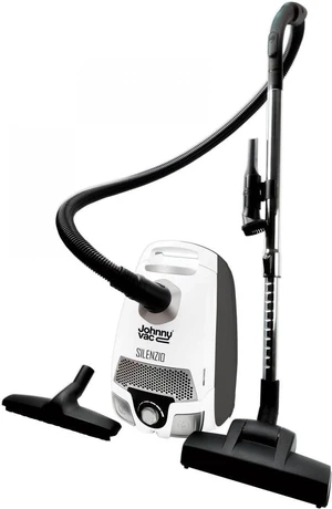 Johnny Vac Canister Vacuum Silenzio - HEPA Filtration - HEPA Bag - Wessel-Werk Turbo Air Nozzle - Telescopic Handle - Set of Brushes Johnny Vac Canister Vacuum Silenzio - HEPA Filtration - HEPA Bag - Wessel-Werk Turbo Air Nozzle - Telescopic Handle - Set of Brushes