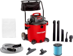 CRAFTSMAN CMXEVBE17656 20 Gallon 6.5 Peak HP Wet Dry Shop Vacuum with Cart CRAFTSMAN CMXEVBE17656 20 Gallon 6.5 Peak HP Wet Dry Shop Vacuum with Cart