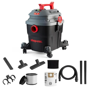 Shop-Vac 5430097 6 Gallon 5 Peak HP Wet/Dry Vacuum with Blower Function Shop-Vac 5430097 6 Gallon 5 Peak HP Wet/Dry Vacuum with Blower Function