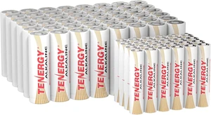 Tenergy Combo 48xAA 24xAAA 1.5V Alkaline Batteries, High Performance AA/AAA Non-Rechargeable Battery for Clocks, Remotes, Toys & Electronic Devices, Household Batteries Tenergy Combo 48xAA 24xAAA 1.5V Alkaline Batteries, High Performance AA/AAA Non-Rechargeable Battery for Clocks, Remotes, Toys & Electronic Devices, Household Batteries